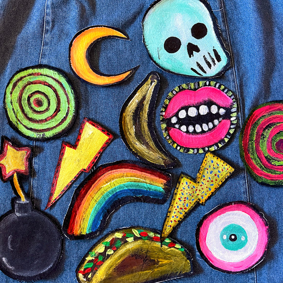 Hand Painted Patches by Tracy Brown