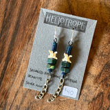Bone Accent Earrings by Heliotrope