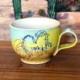 Monsoon Graffiti Mugs by Connected Earth Clay and Art Works*