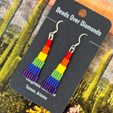 Bead Pyramid Earrings by Beads Over Diamonds