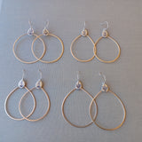 Mixed Metal Hoops by Cactus Bloom Design