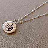 Round Desert Flora Pendants by Cactus Bloom Design