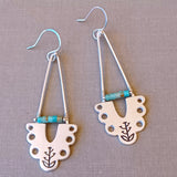 Papel Picado Earrings by Cactus Bloom Design