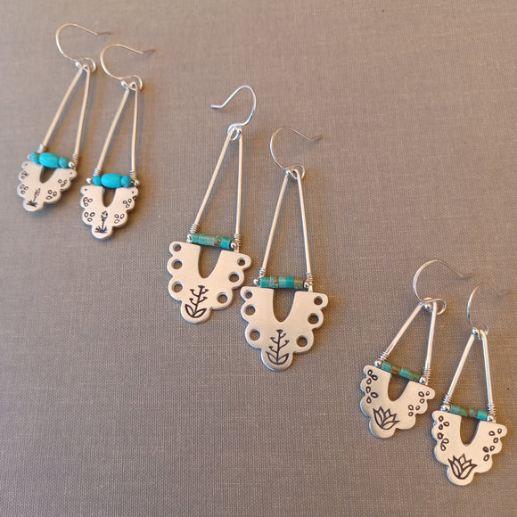 Papel Picado Earrings by Cactus Bloom Design