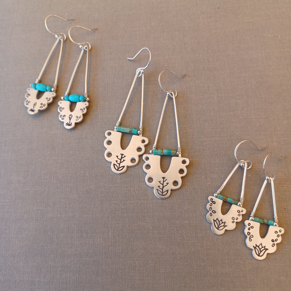Papel Picado Earrings by Cactus Bloom Design