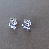 Saguaro Stud Earrings by Cactus Bloom Design