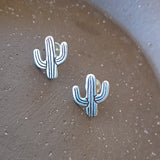 Saguaro Stud Earrings by Cactus Bloom Design