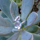 Desert Flower Adjustable Ring by Cactus Bloom Design