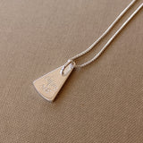 Tiny Triangle Necklaces by Cactus Bloom Designs