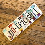 License Plate Signs by the Lost Highway Sign Company