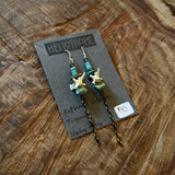Turquoise Earrings by Heliotrope