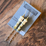 Bone Accent Earrings by Heliotrope