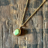 Dainty Turquoise Pendant by Lumenrose
