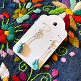 Handcrafted Turquoise Earrings by Gemstone Jackalope