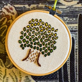 Hand Stitched Ornaments by Mehgan on the Moon