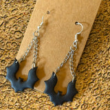 Handmade Halloween Earrings by Gemstone Jackalope