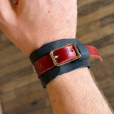 Leather Cuff by Misa Gonzales