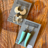 Gemstone & Crystal Earrings by Heliotrope*