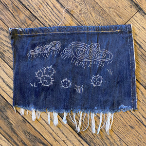 Reclaimed Denim Tapestries by Trasherella