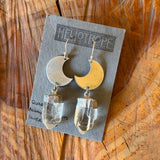 Gemstone & Crystal Earrings by Heliotrope*