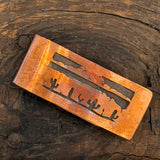Copper Overlay Money Clip by Honeycomb Organics