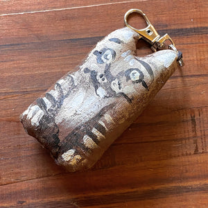 Painted Fabric Keychains by Isaac Lange*