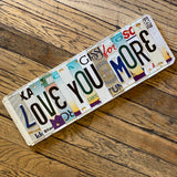 License Plate Signs by the Lost Highway Sign Company