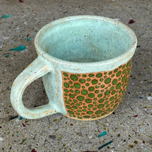 Ceramic Spotted Mugs by Mehgan on the Moon