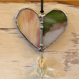 Stained Glass Heart Sun Catchers by Goodness Glass