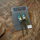 Turquoise Earrings by Heliotrope