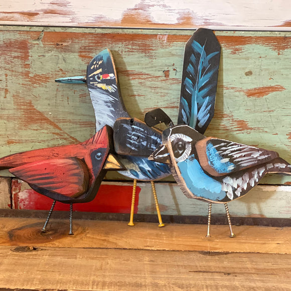 Hand-Painted Birds by Isaac Lange