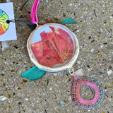 Pressed Flower Glass Ornaments by Goodness Glass