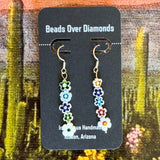 Flower Bead Earrings by Beads Over Diamonds