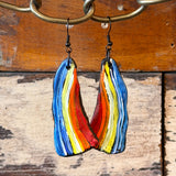 Hand Painted Earrings by Tracy Brown