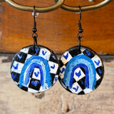 Hand Painted Earrings by Tracy Brown