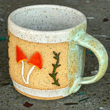 Ceramic Mushroom Mugs by Mehgan on the Moon