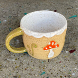 Ceramic Mushroom Mugs by Mehgan on the Moon