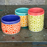 Ceramic Spotted Cups by Mehgan on the Moon