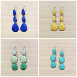 Enameled Three-Piece Earrings by Little Toro Designs