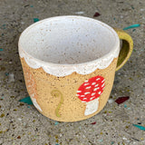 Ceramic Mushroom Mugs by Mehgan on the Moon