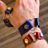 Leather Heart Bracelets by Misa Gonzales