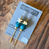 Bone Accent Earrings by Heliotrope