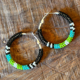 Beaded Hoops by Beads Over Diamonds