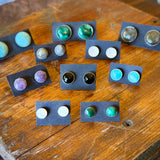 Gemstone Stud Earrings by Bohemian Behavior