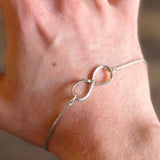Adjustable Rhodium Bracelets by A Nice World