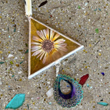 Pressed Flower Glass Ornaments by Goodness Glass