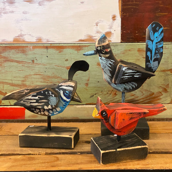 Desert Bird Sculptures by Isaac Lange* – Pop Cycle Tucson
