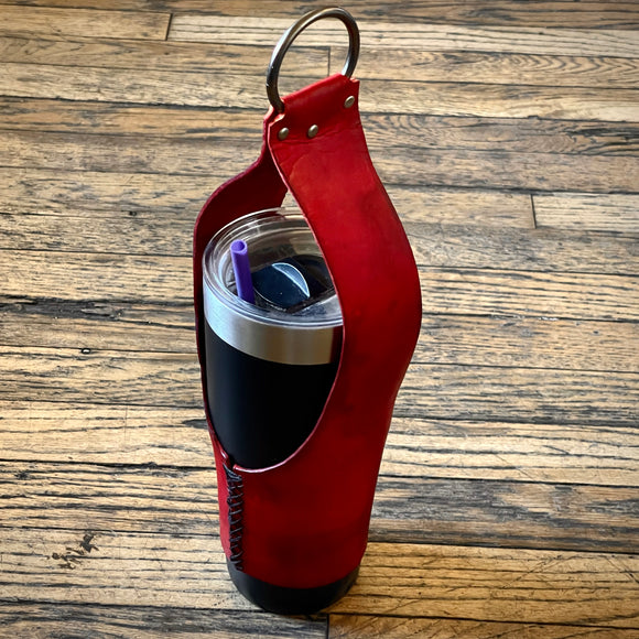 Leather Bottle Holders by Misa Gonzales