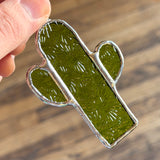 Stained Glass Saguaro Sun-Catchers by Goodness Glass