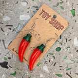 Toy Shop Earrings by Tough Kitty Designs